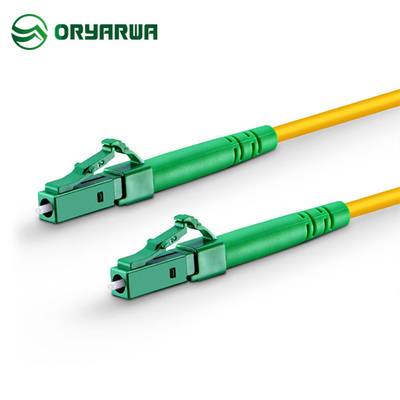 LC APC'den LC APC'ye Tek Yönlü Fiber Optik Yama Kablosu Tek Modlu Atlama Teli